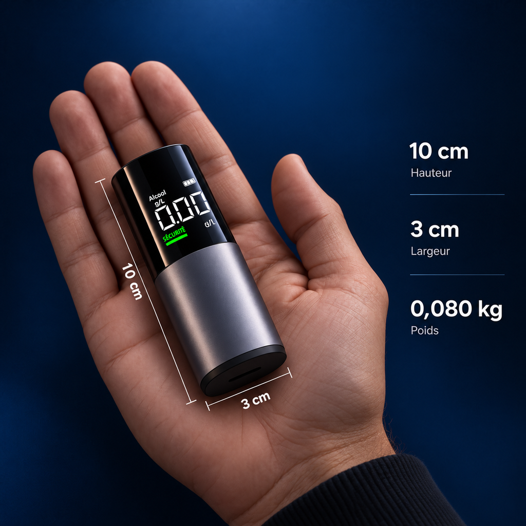 Éthylotest Swoufle™ Électronique Portable