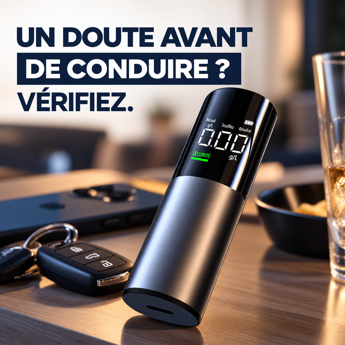 Éthylotest Swoufle™ Électronique Portable